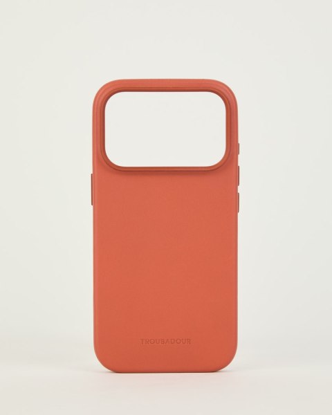 Troubadour Leather Case - etui skórzane do iPhone 18 Pro / 17 Pro kompatybilne z MagSafe (terracotta)