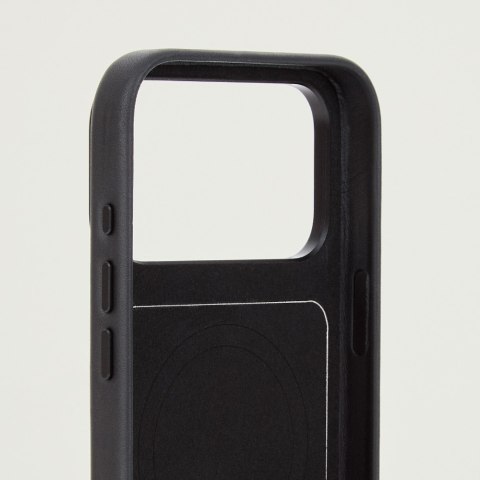 Troubadour Modular Leather Case - etui skórzane do iPhone 18 Pro / 17 Pro kompatybilne z MagSafe (black)