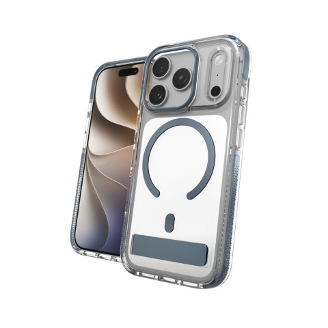 ZAGG Santa Cruz Snap KS Metallic - etui do iPhone 18 Pro / 17 Pro kompatybilne z MagSafe (blue shimmer)