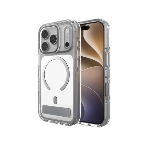 ZAGG Santa Cruz Snap KS Metallic - etui do iPhone 18 Pro / 17 Pro kompatybilne z MagSafe (silver)