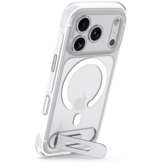 Decoded AntiMicrobial Hybrid Stand Backcover - etui z podstawką do iPhone 18 Pro Max / 17 Pro Max kompatybilne z MagSafe (clear)
