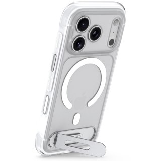 Decoded AntiMicrobial Hybrid Stand Backcover - etui z podstawką do iPhone 18 Pro Max / 17 Pro Max kompatybilne z MagSafe (froste