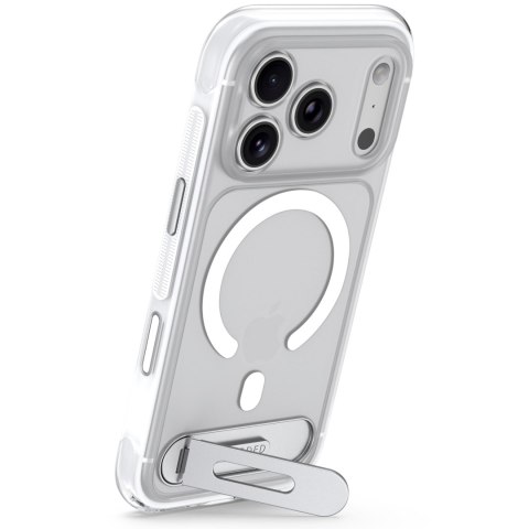 Decoded AntiMicrobial Hybrid Stand Backcover - etui z podstawką do iPhone 18 Pro Max / 17 Pro Max kompatybilne z MagSafe (froste