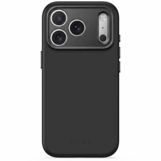Decoded AntiMicrobial Silicone Backcover - etui do iPhone 18 Pro / 17 Pro kompatybilne z MagSafe (carbon black)