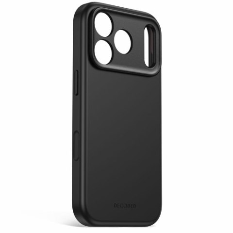 Decoded AntiMicrobial Silicone Backcover - etui do iPhone 18 Pro / 17 Pro kompatybilne z MagSafe (carbon black)