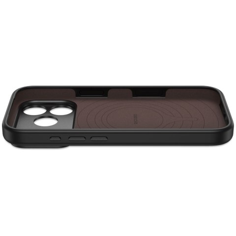Decoded AntiMicrobial Silicone Backcover - etui do iPhone 18 Pro / 17 Pro kompatybilne z MagSafe (carbon black)