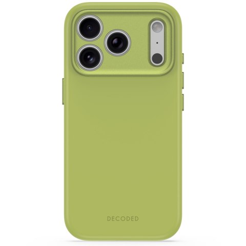 Decoded AntiMicrobial Silicone Backcover - etui do iPhone 18 Pro / 17 Pro kompatybilne z MagSafe (moss green)