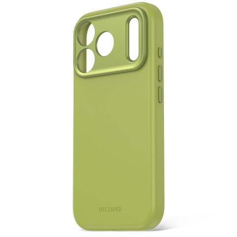 Decoded AntiMicrobial Silicone Backcover - etui do iPhone 18 Pro / 17 Pro kompatybilne z MagSafe (moss green)