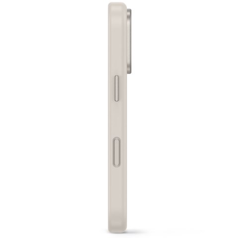 Decoded AntiMicrobial Silicone Backcover - etui do iPhone 18 Pro / 17 Pro kompatybilne z MagSafe (pebble grey)