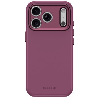 Decoded AntiMicrobial Silicone Backcover - etui do iPhone 18 Pro / 17 Pro kompatybilne z MagSafe (plum)