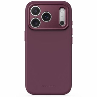 Decoded AntiMicrobial Silicone Backcover - etui do iPhone 18 Pro / 17 Pro kompatybilne z MagSafe (plum)