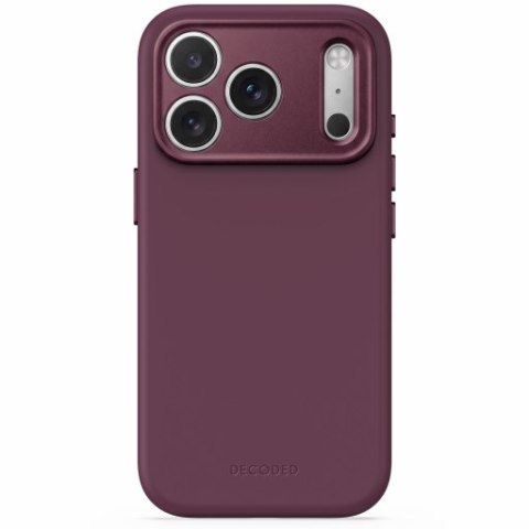Decoded AntiMicrobial Silicone Backcover - etui do iPhone 18 Pro / 17 Pro kompatybilne z MagSafe (plum)