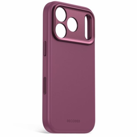 Decoded AntiMicrobial Silicone Backcover - etui do iPhone 18 Pro / 17 Pro kompatybilne z MagSafe (plum)