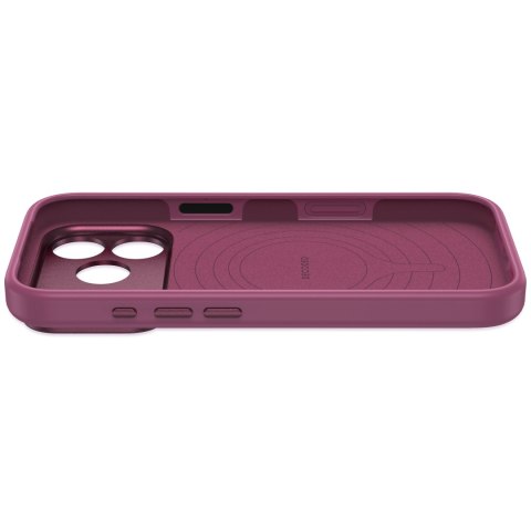 Decoded AntiMicrobial Silicone Backcover - etui do iPhone 18 Pro / 17 Pro kompatybilne z MagSafe (plum)