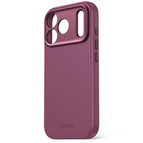 Decoded AntiMicrobial Silicone Backcover - etui do iPhone 18 Pro / 17 Pro kompatybilne z MagSafe (plum)