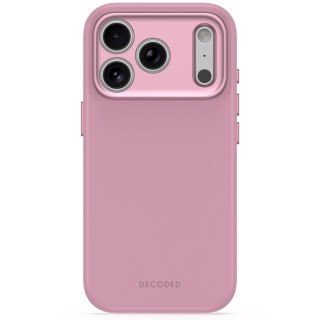 Decoded AntiMicrobial Silicone Backcover - etui do iPhone 18 Pro / 17 Pro kompatybilne z MagSafe (rose quartz)