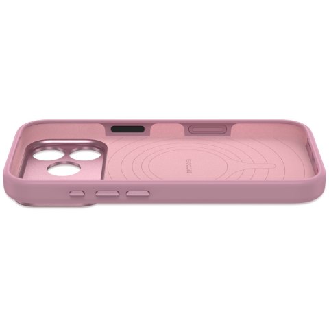 Decoded AntiMicrobial Silicone Backcover - etui do iPhone 18 Pro / 17 Pro kompatybilne z MagSafe (rose quartz)