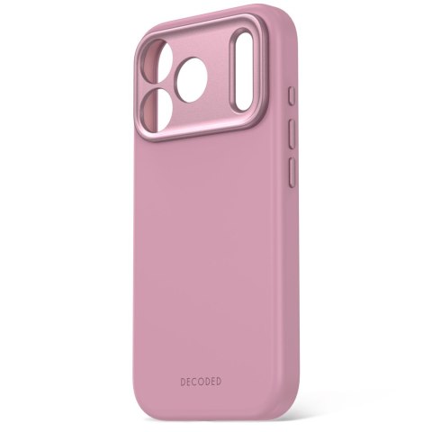 Decoded AntiMicrobial Silicone Backcover - etui do iPhone 18 Pro / 17 Pro kompatybilne z MagSafe (rose quartz)