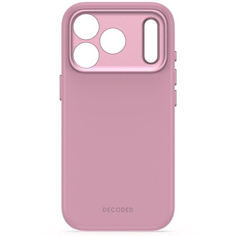 Decoded AntiMicrobial Silicone Backcover - etui do iPhone 18 Pro / 17 Pro kompatybilne z MagSafe (rose quartz)