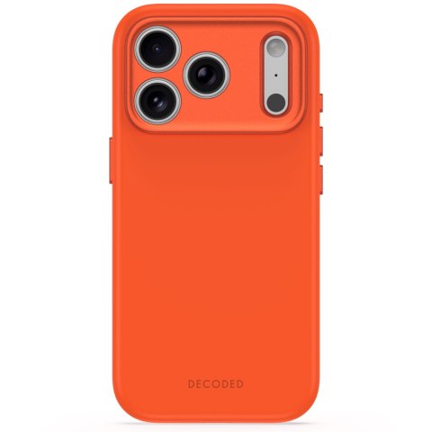 Decoded AntiMicrobial Silicone Backcover - etui do iPhone 18 Pro / 17 Pro kompatybilne z MagSafe (terracotta)