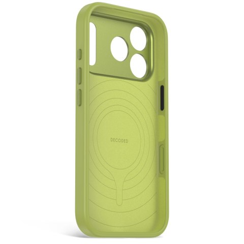 Decoded AntiMicrobial Silicone Backcover - etui do iPhone 18 Pro Max / 17 Pro Max kompatybilne z MagSafe (moss green)