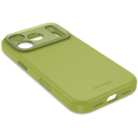 Decoded AntiMicrobial Silicone Backcover - etui do iPhone 18 Pro Max / 17 Pro Max kompatybilne z MagSafe (moss green)