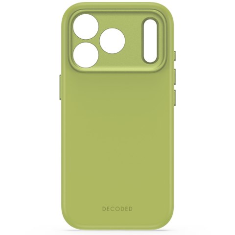 Decoded AntiMicrobial Silicone Backcover - etui do iPhone 18 Pro Max / 17 Pro Max kompatybilne z MagSafe (moss green)