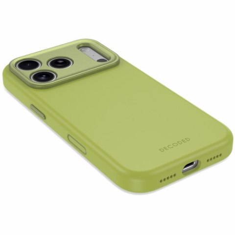 Decoded AntiMicrobial Silicone Backcover - etui do iPhone 18 Pro Max / 17 Pro Max kompatybilne z MagSafe (moss green)