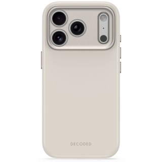 Decoded AntiMicrobial Silicone Backcover - etui do iPhone 18 Pro Max / 17 Pro Max kompatybilne z MagSafe (pebble grey)