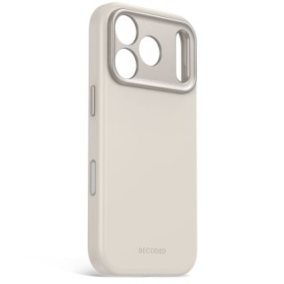 Decoded AntiMicrobial Silicone Backcover - etui do iPhone 18 Pro Max / 17 Pro Max kompatybilne z MagSafe (pebble grey)