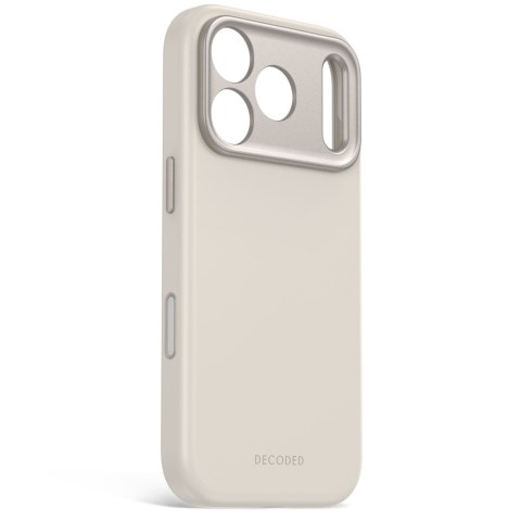Decoded AntiMicrobial Silicone Backcover - etui do iPhone 18 Pro Max / 17 Pro Max kompatybilne z MagSafe (pebble grey)