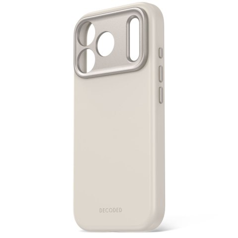 Decoded AntiMicrobial Silicone Backcover - etui do iPhone 18 Pro Max / 17 Pro Max kompatybilne z MagSafe (pebble grey)