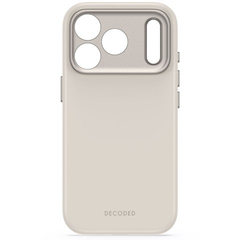 Decoded AntiMicrobial Silicone Backcover - etui do iPhone 18 Pro Max / 17 Pro Max kompatybilne z MagSafe (pebble grey)