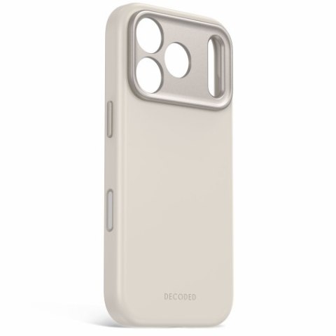 Decoded AntiMicrobial Silicone Backcover - etui do iPhone 18 Pro Max / 17 Pro Max kompatybilne z MagSafe (pebble grey)
