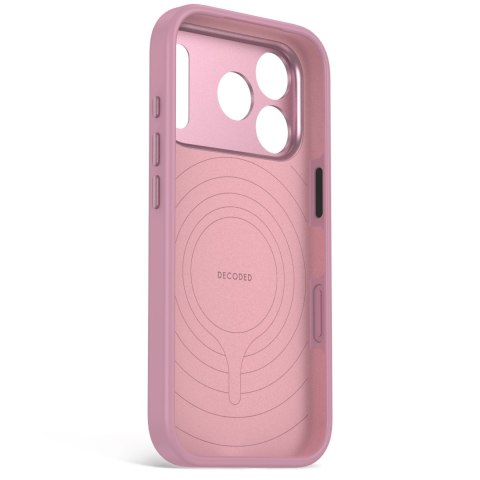 Decoded AntiMicrobial Silicone Backcover - etui do iPhone 18 Pro Max / 17 Pro Max kompatybilne z MagSafe (rose quartz )