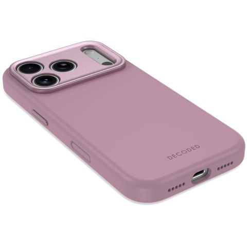 Decoded AntiMicrobial Silicone Backcover - etui do iPhone 18 Pro Max / 17 Pro Max kompatybilne z MagSafe (rose quartz )