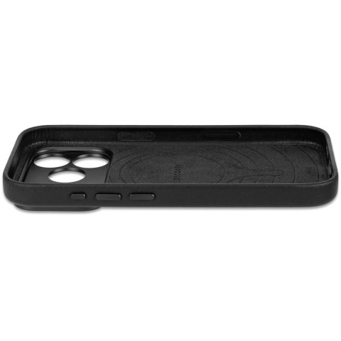 Decoded Leather Backcover - skórzane etui do iPhone 18 Pro / 17 Pro kompatybilne z MagSafe (black)