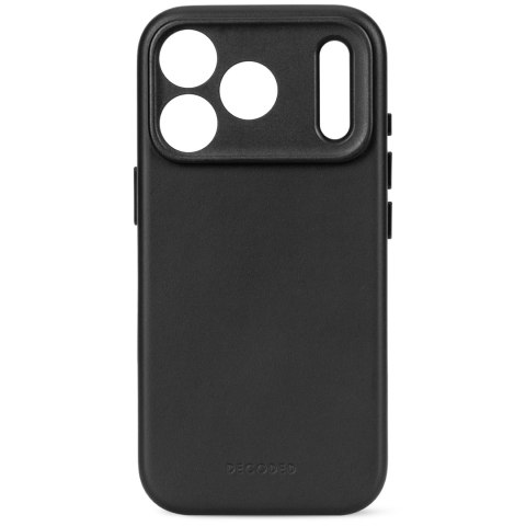 Decoded Leather Backcover - skórzane etui do iPhone 18 Pro / 17 Pro kompatybilne z MagSafe (black)