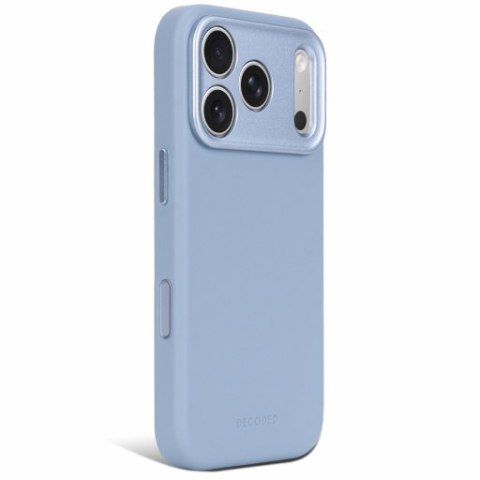 Decoded Leather Backcover - skórzane etui do iPhone 18 Pro / 17 Pro kompatybilne z MagSafe (sky blue)