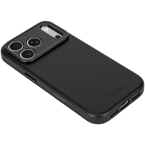 Decoded Leather Backcover - skórzane etui do iPhone 18 Pro Max / 17 Pro Max kompatybilne z MagSafe (black)