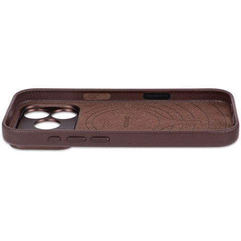 Decoded Leather Backcover - skórzane etui do iPhone 18 Pro Max / 17 Pro Max kompatybilne z MagSafe (chocolat brown)
