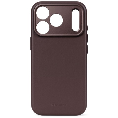 Decoded Leather Backcover - skórzane etui do iPhone 18 Pro Max / 17 Pro Max kompatybilne z MagSafe (chocolat brown)