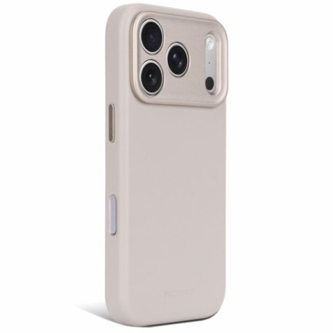 Decoded Leather Backcover - skórzane etui do iPhone 18 Pro Max / 17 Pro Max kompatybilne z MagSafe (taupe)
