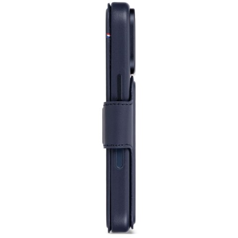 Decoded Leather Detachable Wallet - skórzane etui do iPhone 18 Pro / 17 Pro kompatybilne z MagSafe (midnight)
