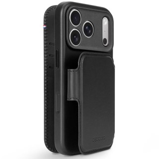 Decoded Leather Detachable Wallet - skórzane etui do iPhone 18 Pro Max / 17 Pro Max kompatybilne z MagSafe (black)