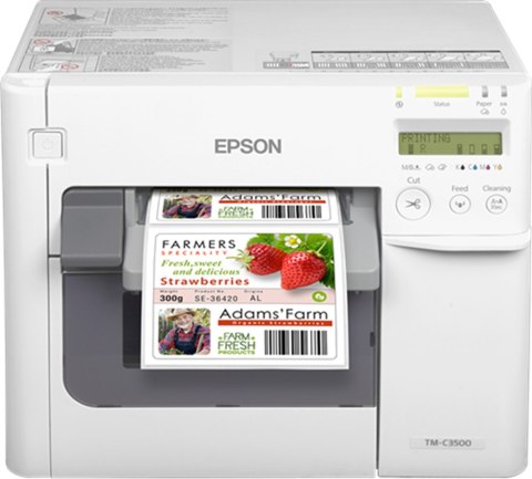 EPSON ColorWorks C3500 - kolorowa biurkowa drukarka etykiet