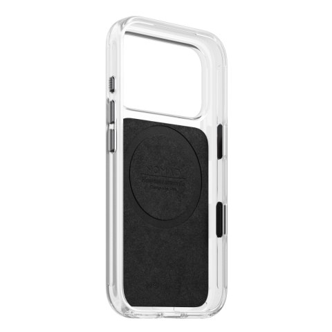 NOMAD Clear Leather Case - etui do iPhone 18 Pro / 17 Pro kompatybilne z MagSafe, skóra Horween (black)