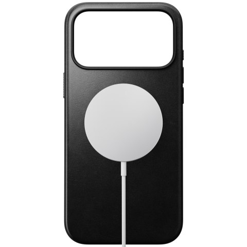 NOMAD Modern Leather Case - etui do iPhone 18 Pro Max / 17 Pro Max kompatybilne z MagSafe, skóra Horween (black)