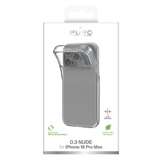 Puro 0.3 Nude - etui do iPhone 18 Pro Max / 17 Pro Max (transparent)