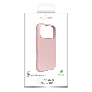 Puro Icon Mag - etui do iPhone 18 Pro / 17 Pro kompatybilne z MagSafe (pink)